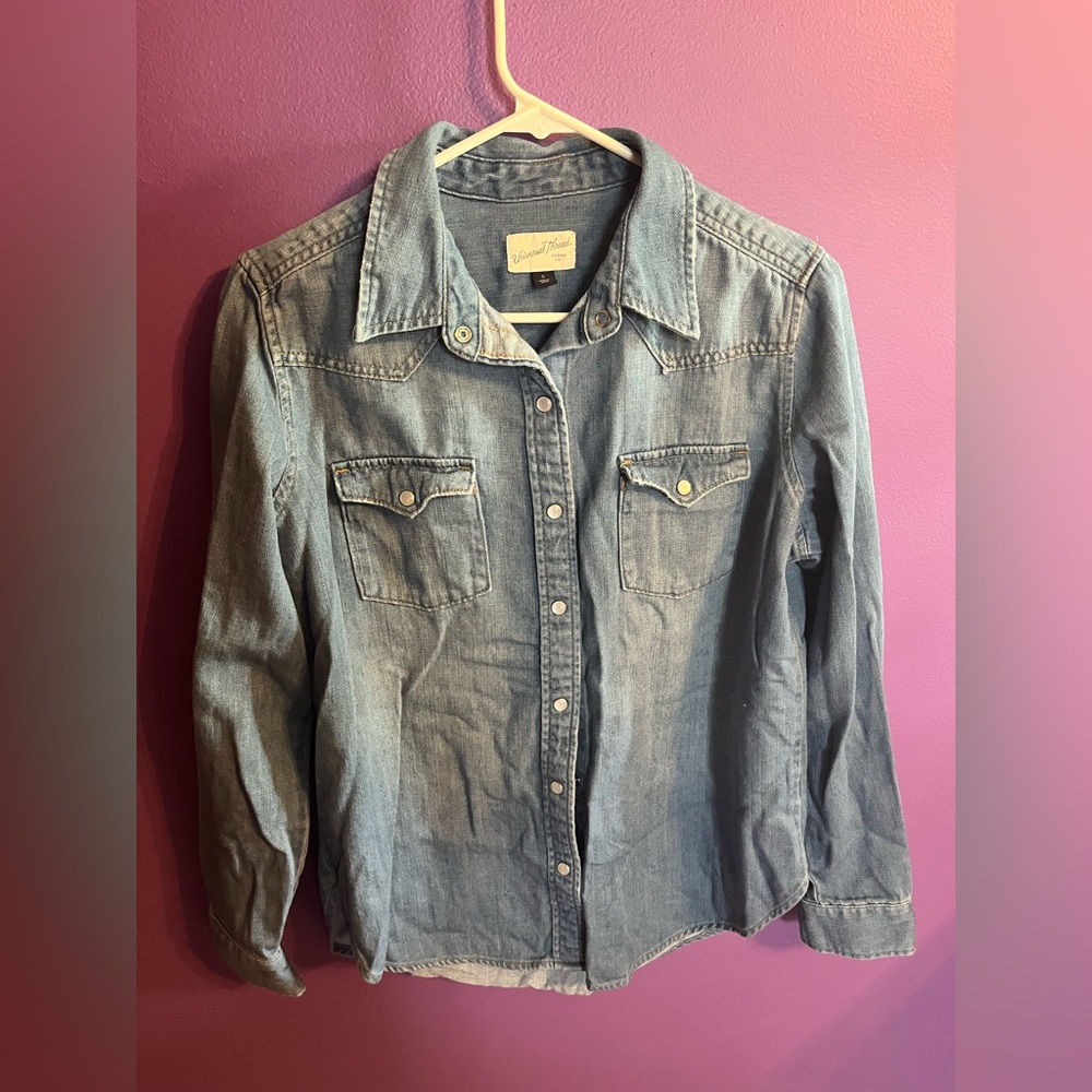 Universal Thread Blue Denim Shirt